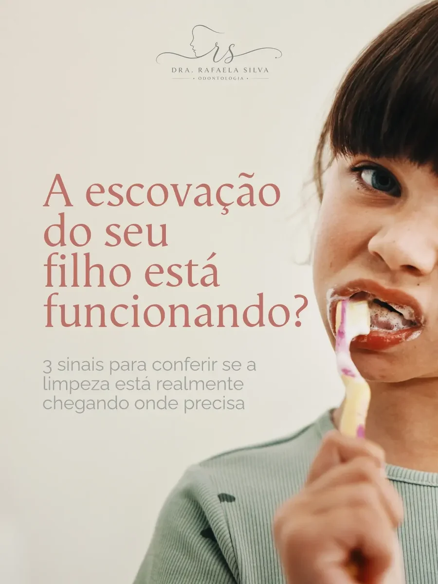 Post: a escovação do seu filho está funcionando?